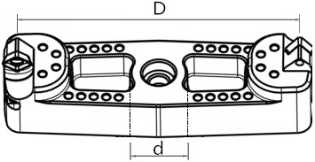 Brückenzwei Rand-Hochglanz-Gesichts-Fräser-Diskette Shell Milling Cutter Se
