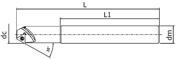 ° SSP-45 Abschrägungswerkzeug-Karbid-Bohrstange, zum von Stahlteilen und von Legierungs-Teilen zu verarbeiten