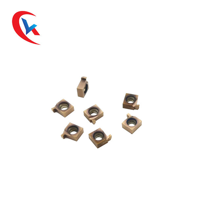 Vorbildliches automatisches Werkzeug-Bronzebeschichtungs-Karbid der Drehbank-6GR, das Einsätze HRA91.8 fugt