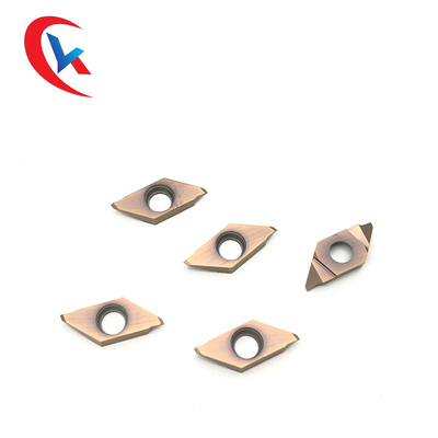 WOLFRAMhartmetalleinsatz-Bronzebeschichtung HRA 91,8 des Faden-Schneider-TKFT12RB6000 Drehen