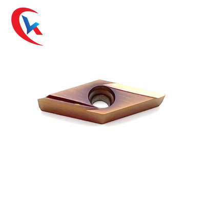 Wolframhartmetalleinsätze CNC Fertigungsblatt-VBGT 110302 R-Y Bronze Wear-Resistant Coating HRA 91,8