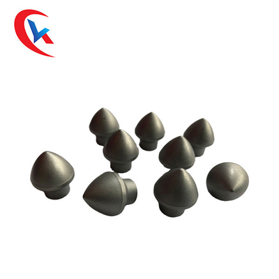 Legierungs-Hartmetallbohrer-Stückchen polierten Grey Color For Tunnel Tooth-Hartmetall-Abnutzungs-Teile