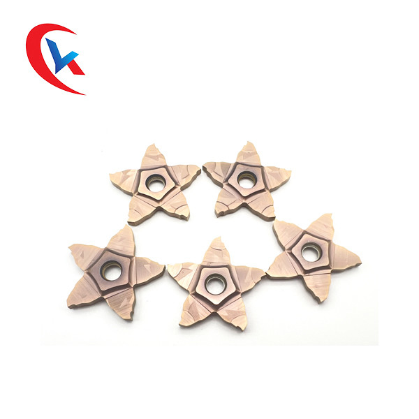 5-seitige Pentagon-Nutbreite 1,0–3,0 mm Cutting Edge Processing Solutions Hartmetall-Nuteinsätze